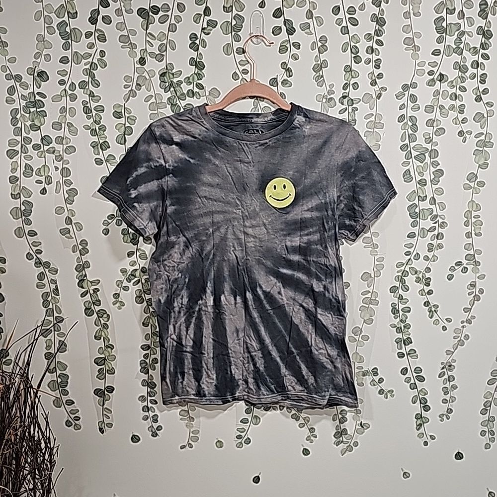 NWOT CALL Your Mother Smiley Face Tie Dye Tee